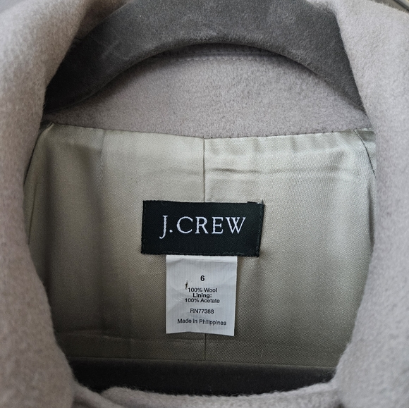 Wool, Gray/Nude coat - Picture 6 of 6